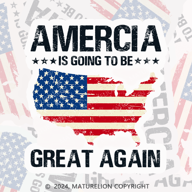 Maturelion Make America Great Again Sticker