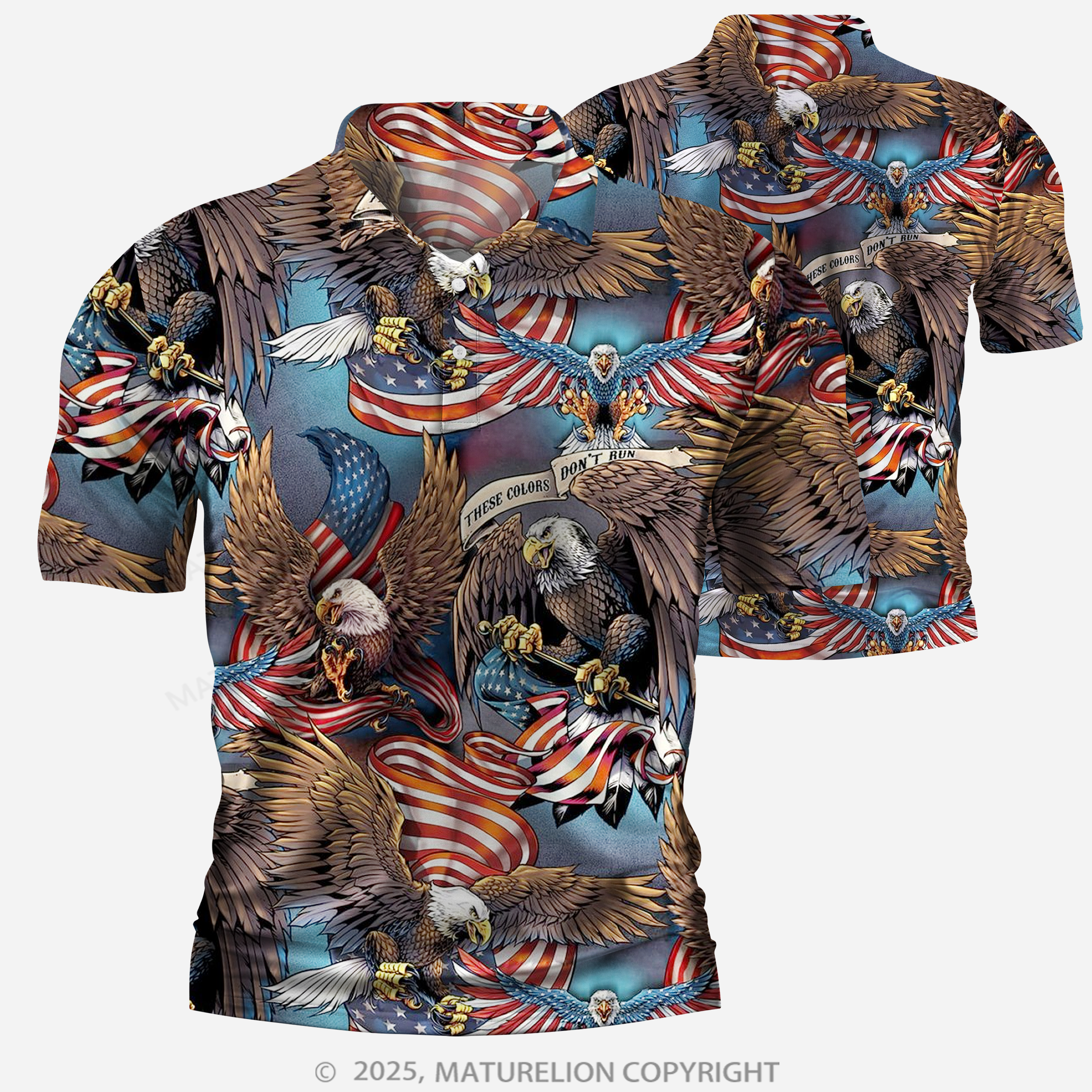 Maturelion Men's Polo Shirt Heroes Legacy Polo Shirt