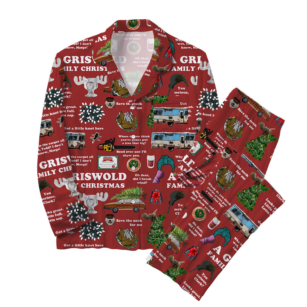 Maturelion Classic Christmas-Themed Pajamas for a Cozy Night