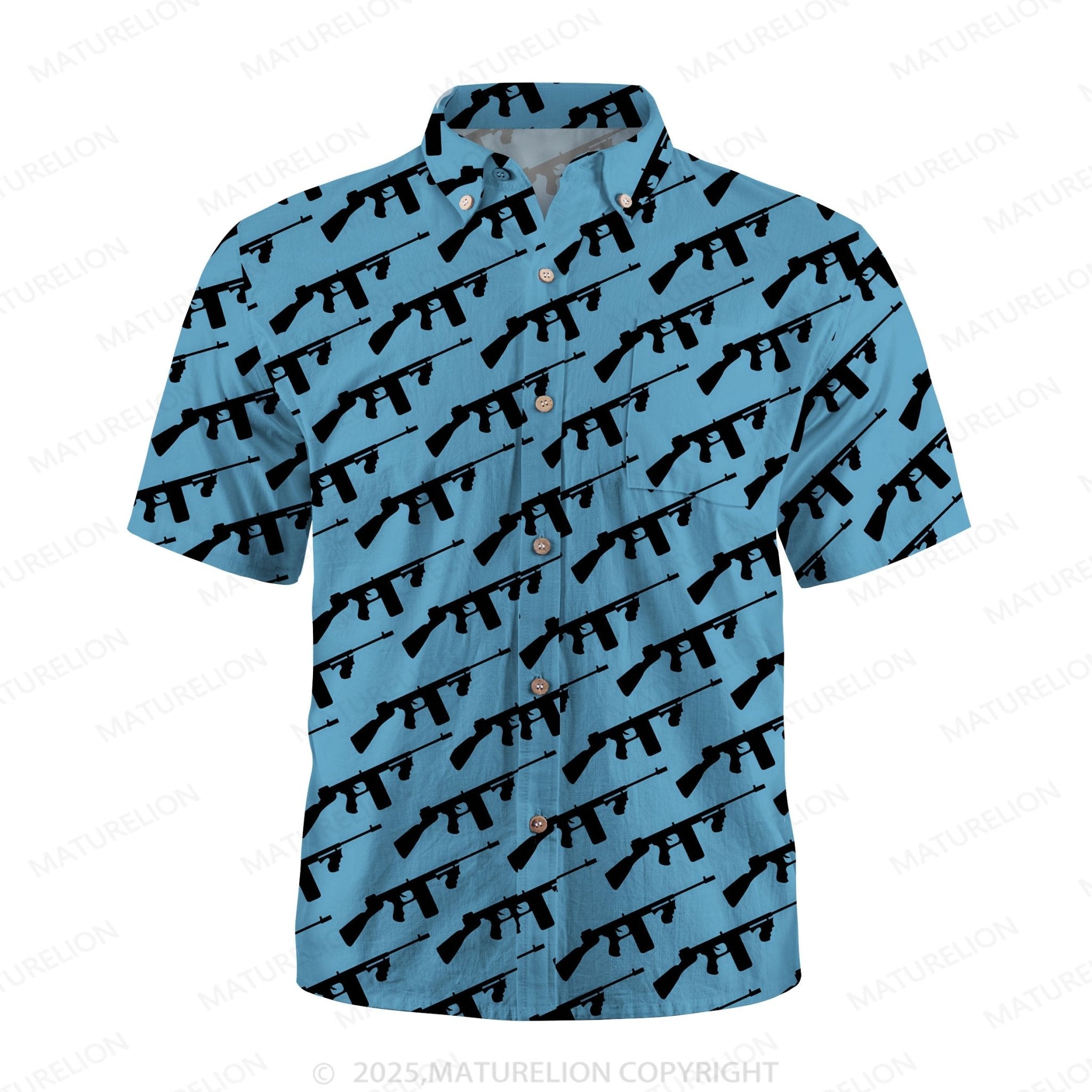Maturelion Men's Hawaiian Shirt Aloha Spirit Hawaiian Shirt