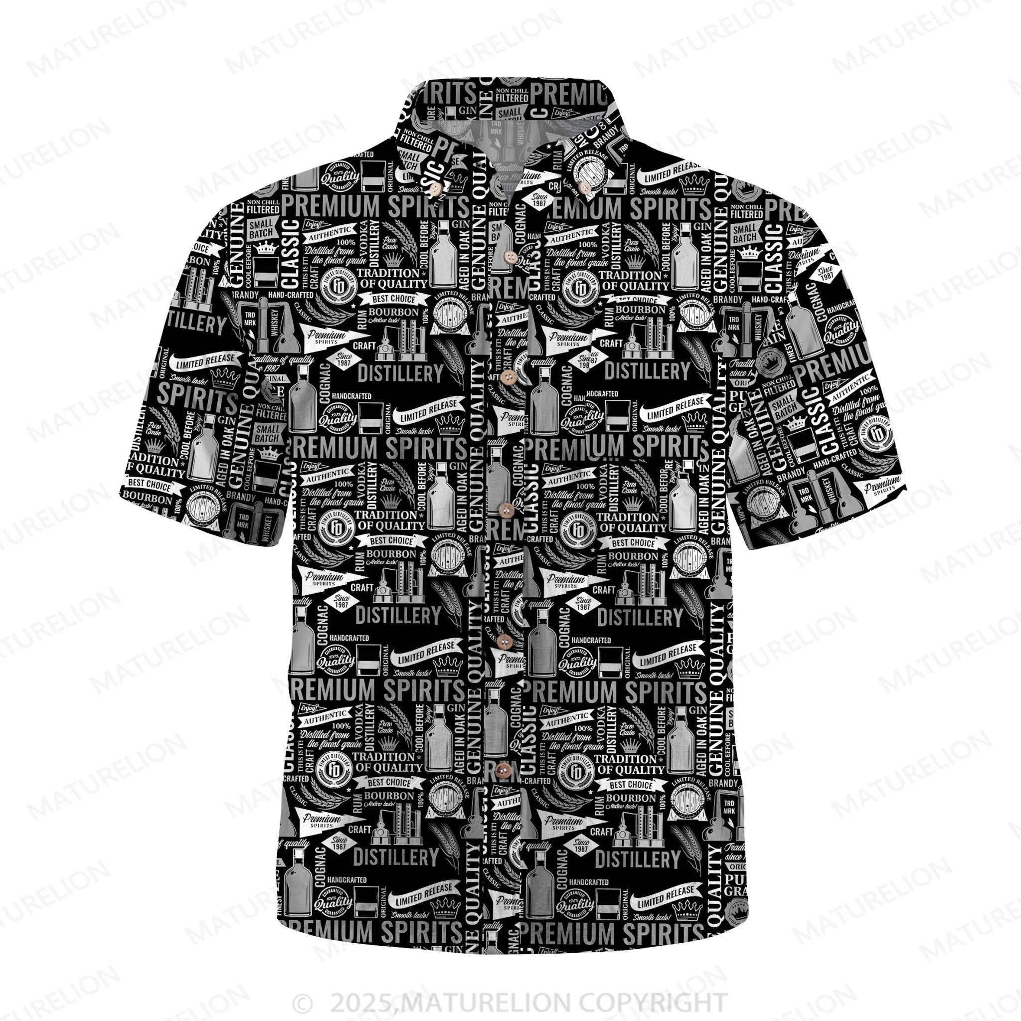 Maturelion Men's Hawaiian Shirt Floral Bliss Hawaiian Shirt
