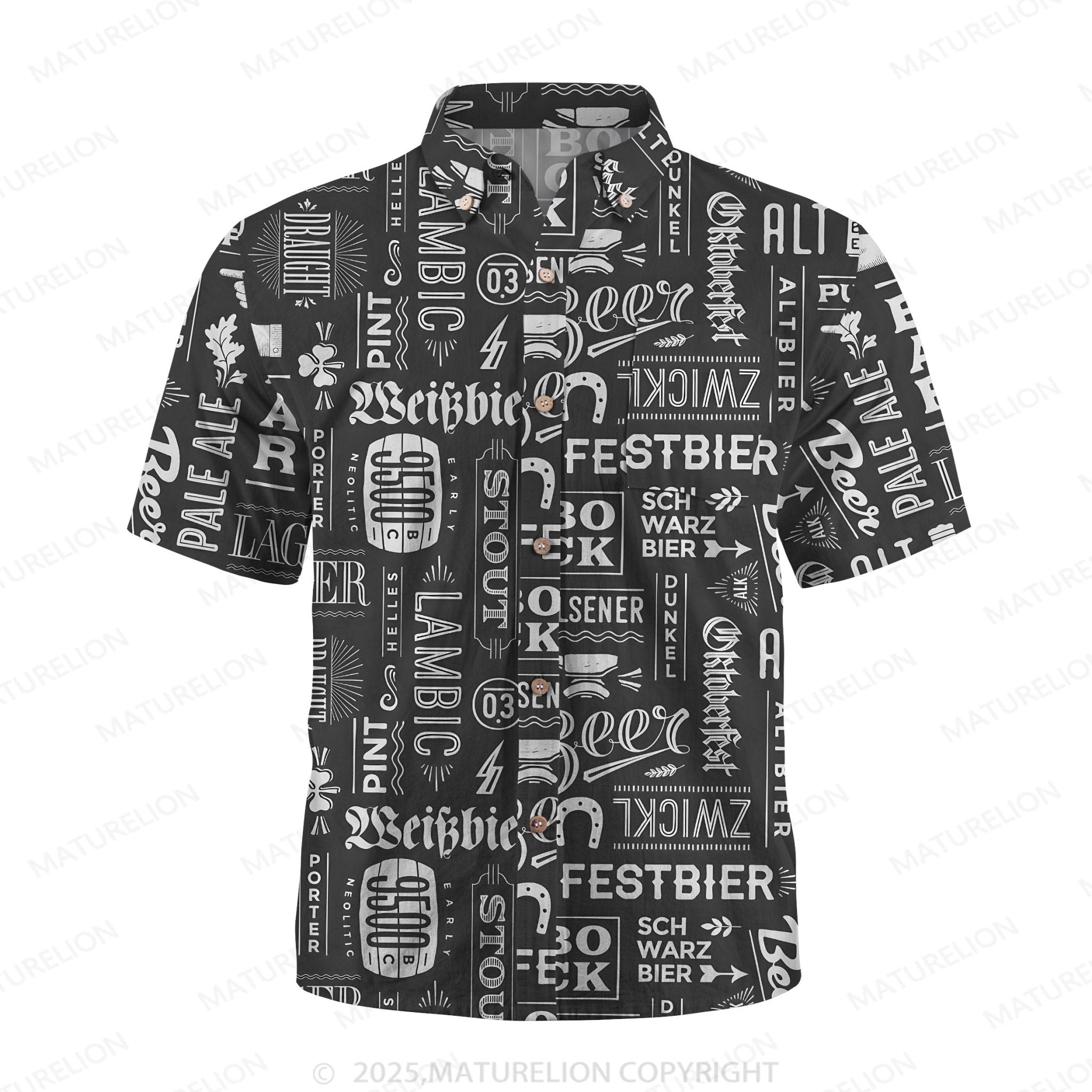 Maturelion Men's Hawaiian Shirt Sunset Vibes Hawaiian Shirt