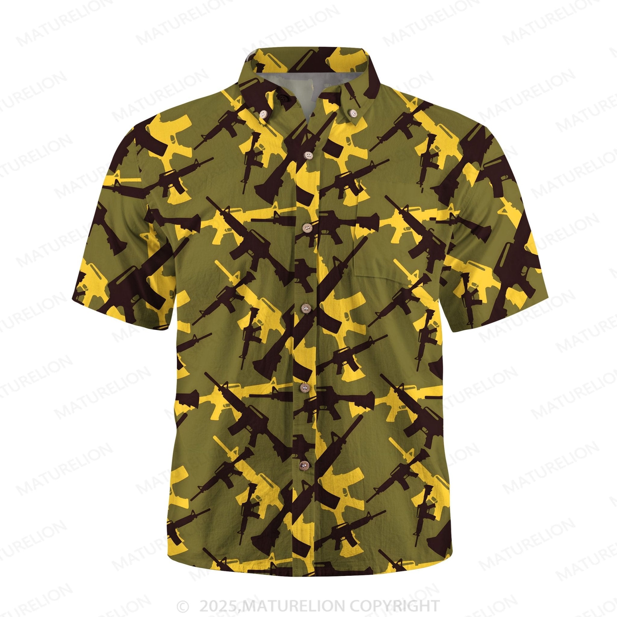 Maturelion Men's Hawaiian Shirt Island Dream Hawaiian Shirt