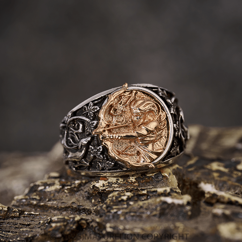 Matuerlion Vintage Goddess Skull Ring for the Modern Rebel