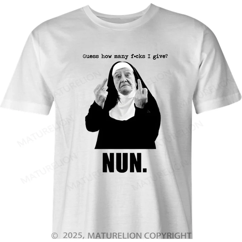 Maturelion Australia T-shirt Nun Cotton T-shirt