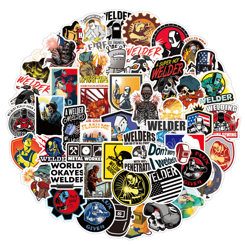 Maturelion Sports Car Stickers, Set of 50