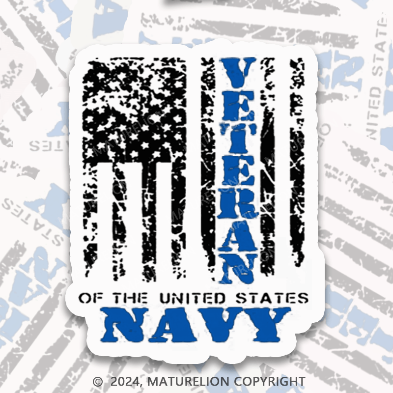 Maturelion Retro Veteran Sticker