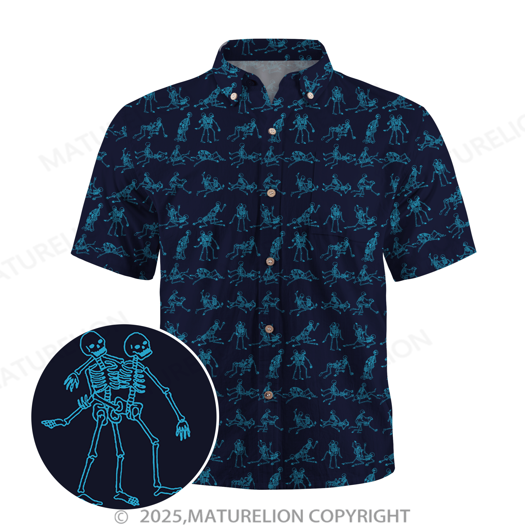 Maturelion Men's Hawaiian Shirt Passion Awaits in Every Breeze Hawaiian Shirt