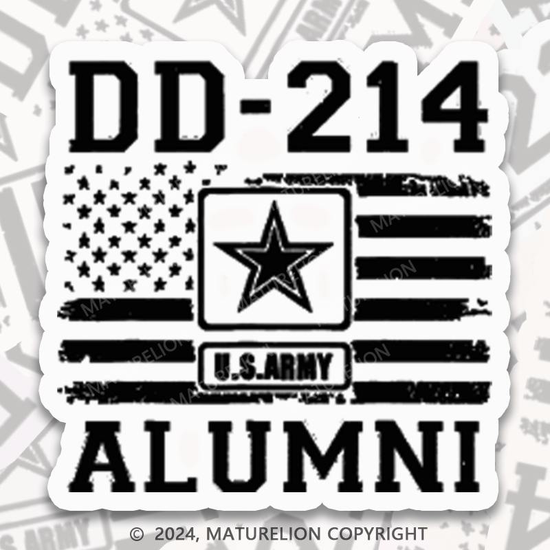 Maturelion DD214 Veteran Sticker