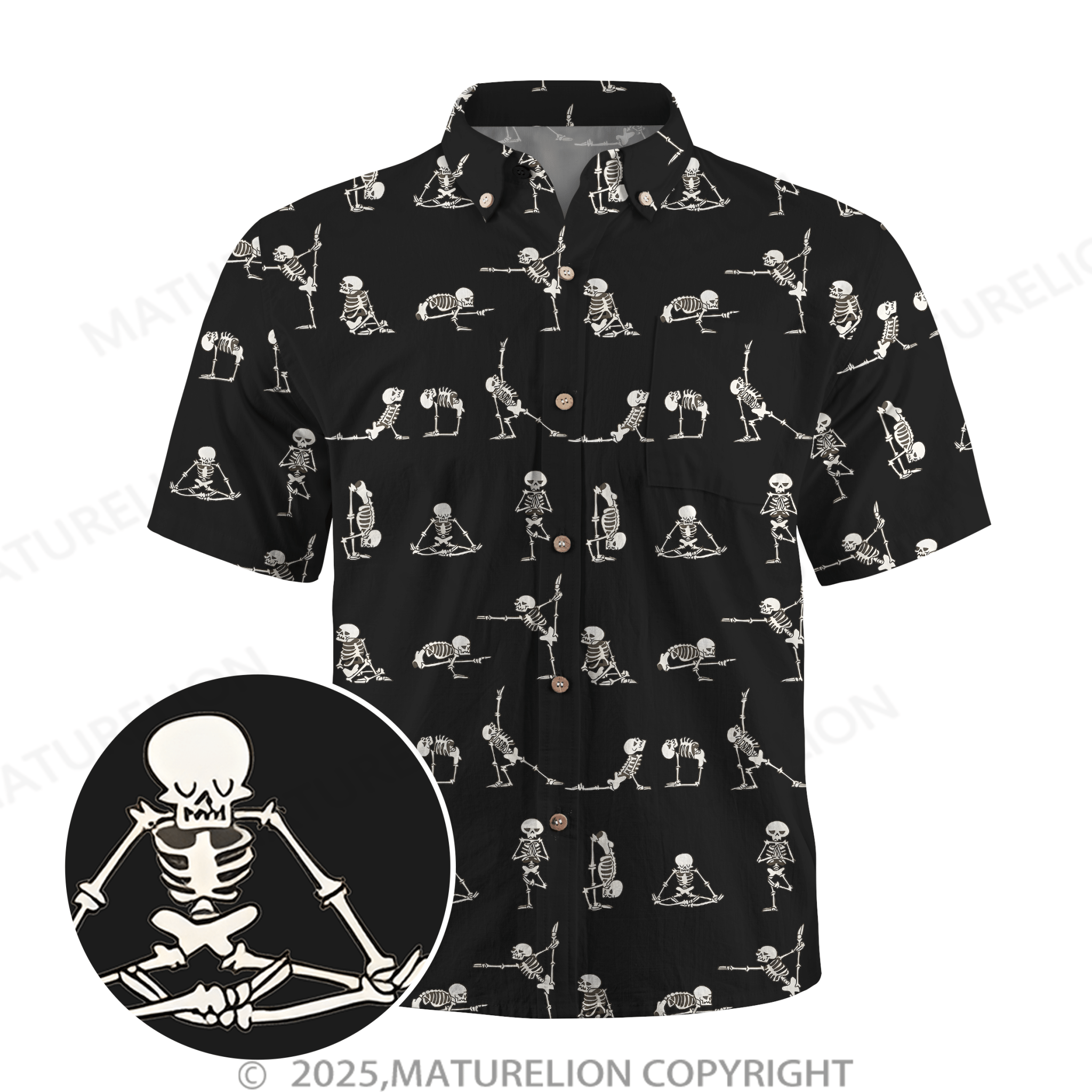 Maturelion Men's Hawaiian Shirt Heat of the Island and Fire of Desire Hawaiian Shirt