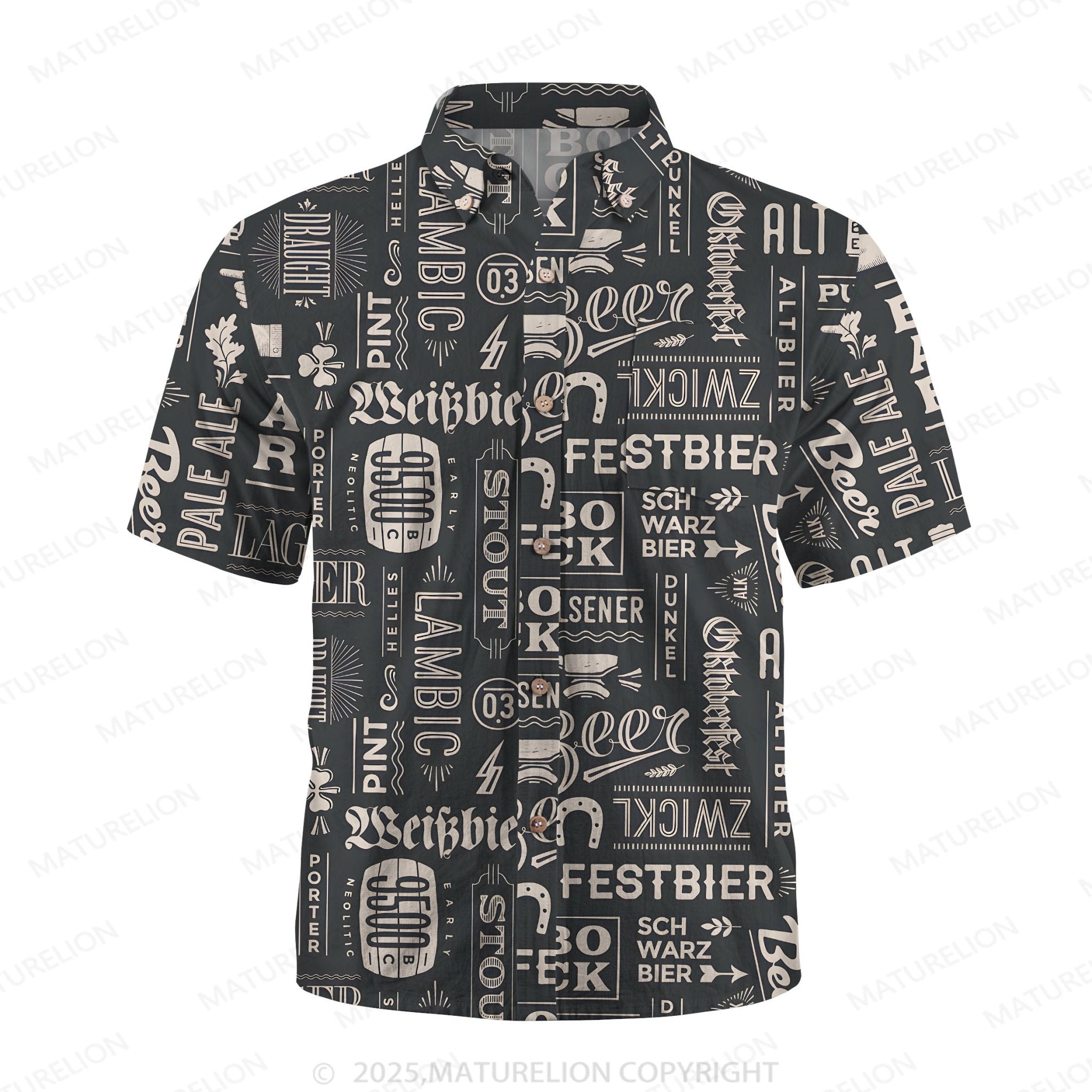 Maturelion Men's Hawaiian Shirt Sunset Vibes Hawaiian Shirt