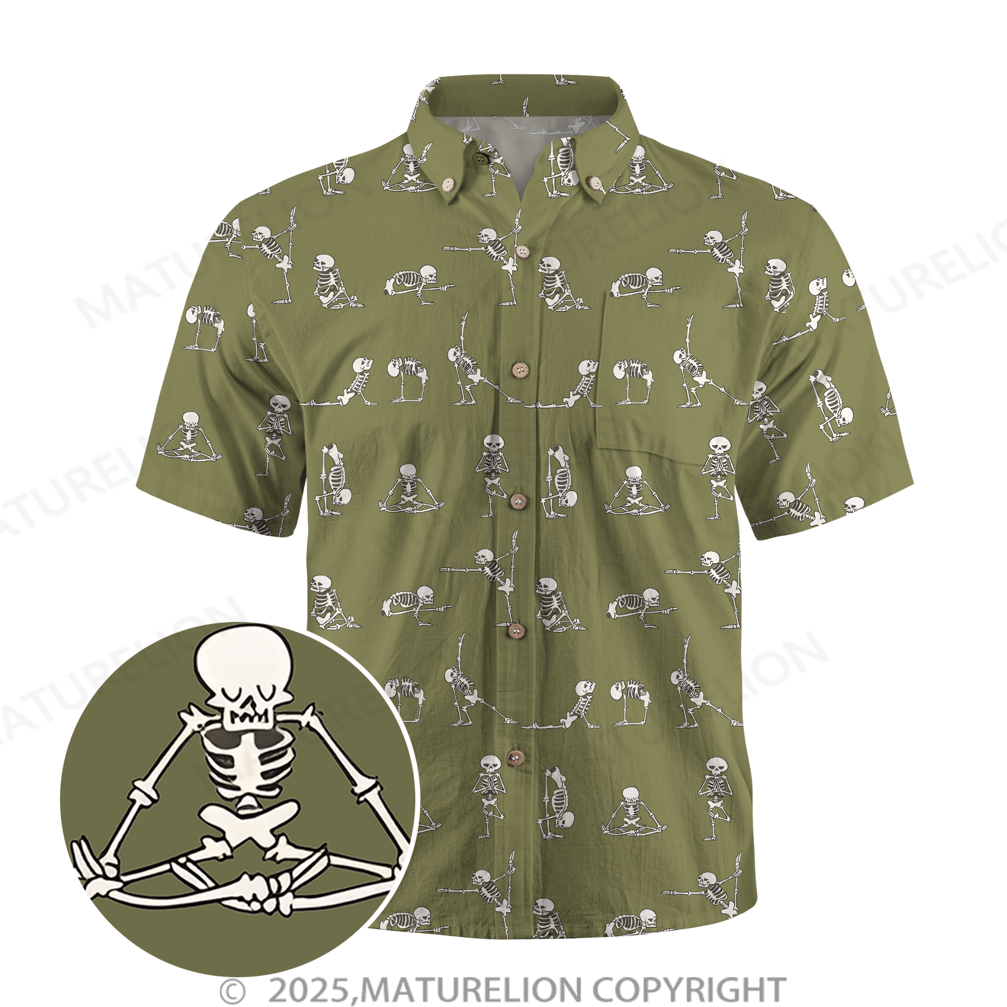 Maturelion Men's Hawaiian Shirt Aloha Where Passion Meets Paradise Hawaiian Shirt