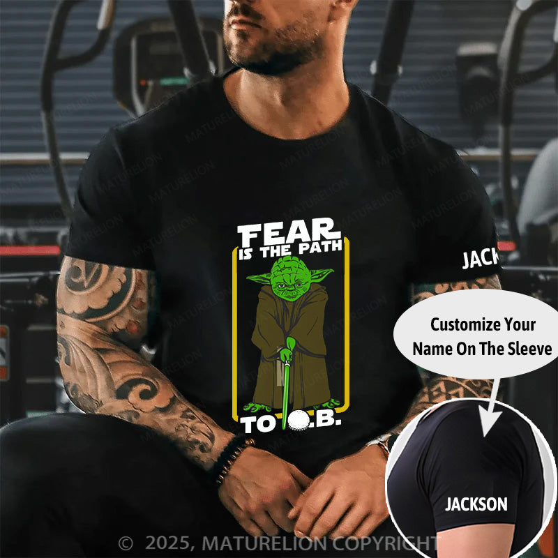 Maturelion Men's T-shirt TEAR IS THE PATH Cotton T-shirt