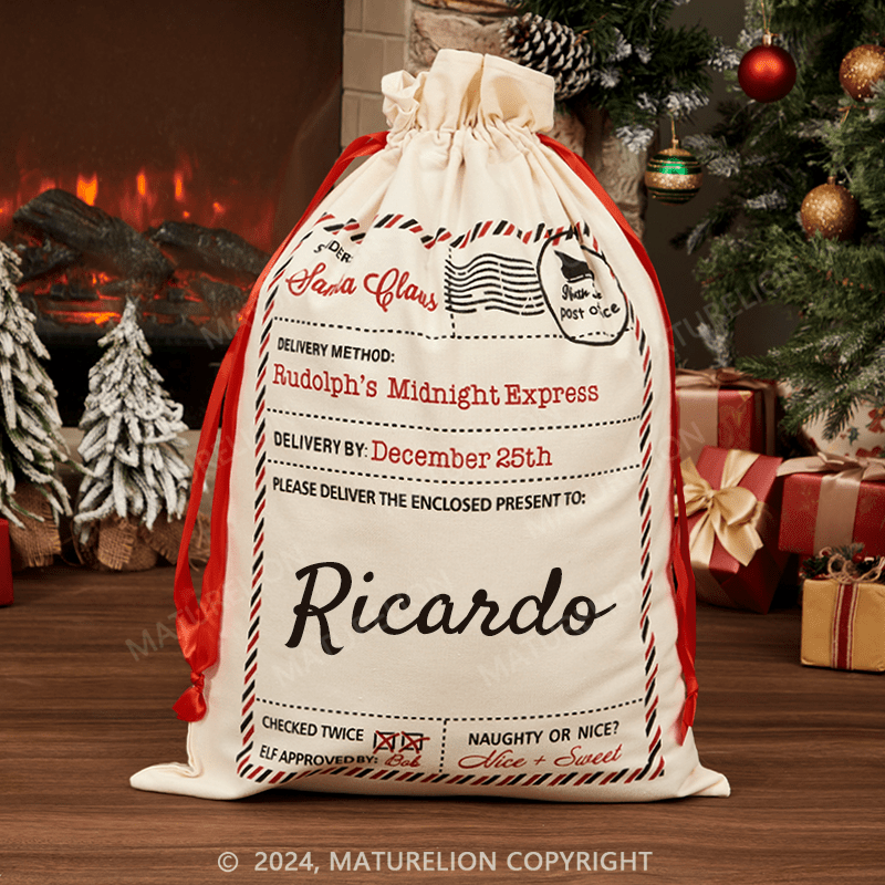 Maturelion Custom Sack Large Christmas Sack