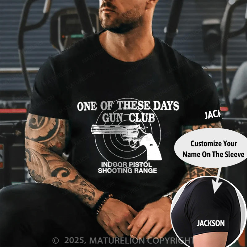 Maturelion Men's T-shirt One Of These Days Cotton T-shirt