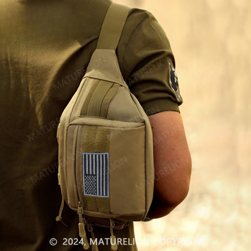 Maturelion Tactical Fanny Pack Military Waist Bag Pack Hip Bum EDC Bag with Adjustable Strap for Camping Hiking Hunting