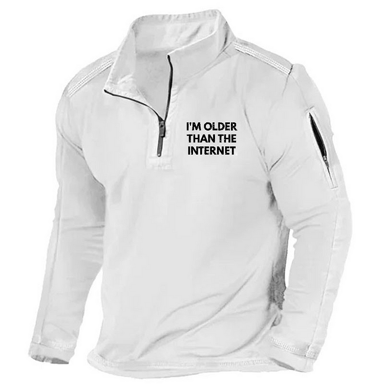 Maturelion Men's Henley Shirt I'm Older Than The Internet Henley Shirt