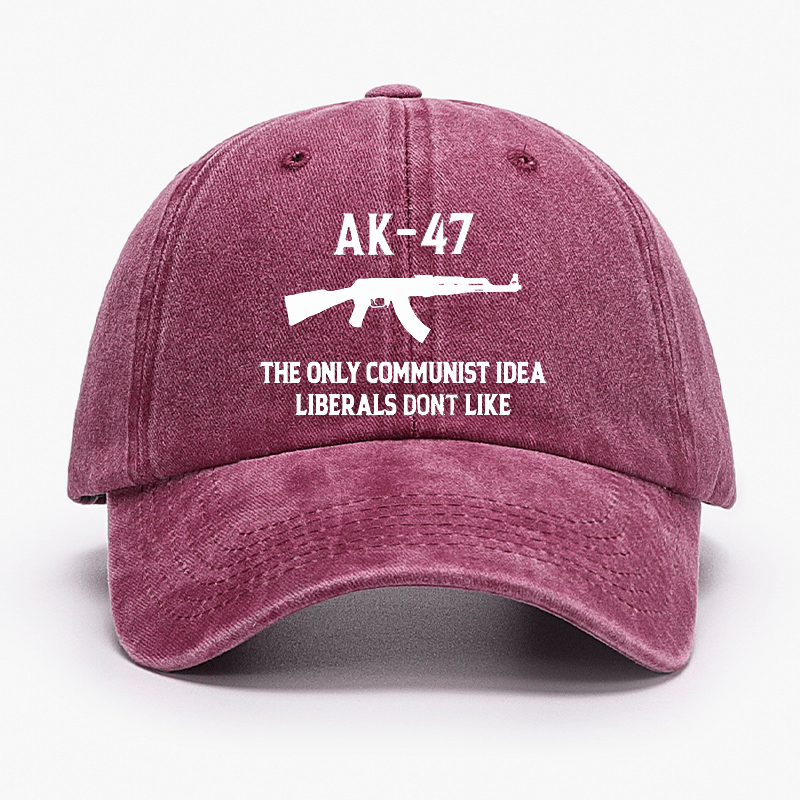 Maturelion Custom Cap AK-47 The Only Communist Idea Liberals Don't Like Cap