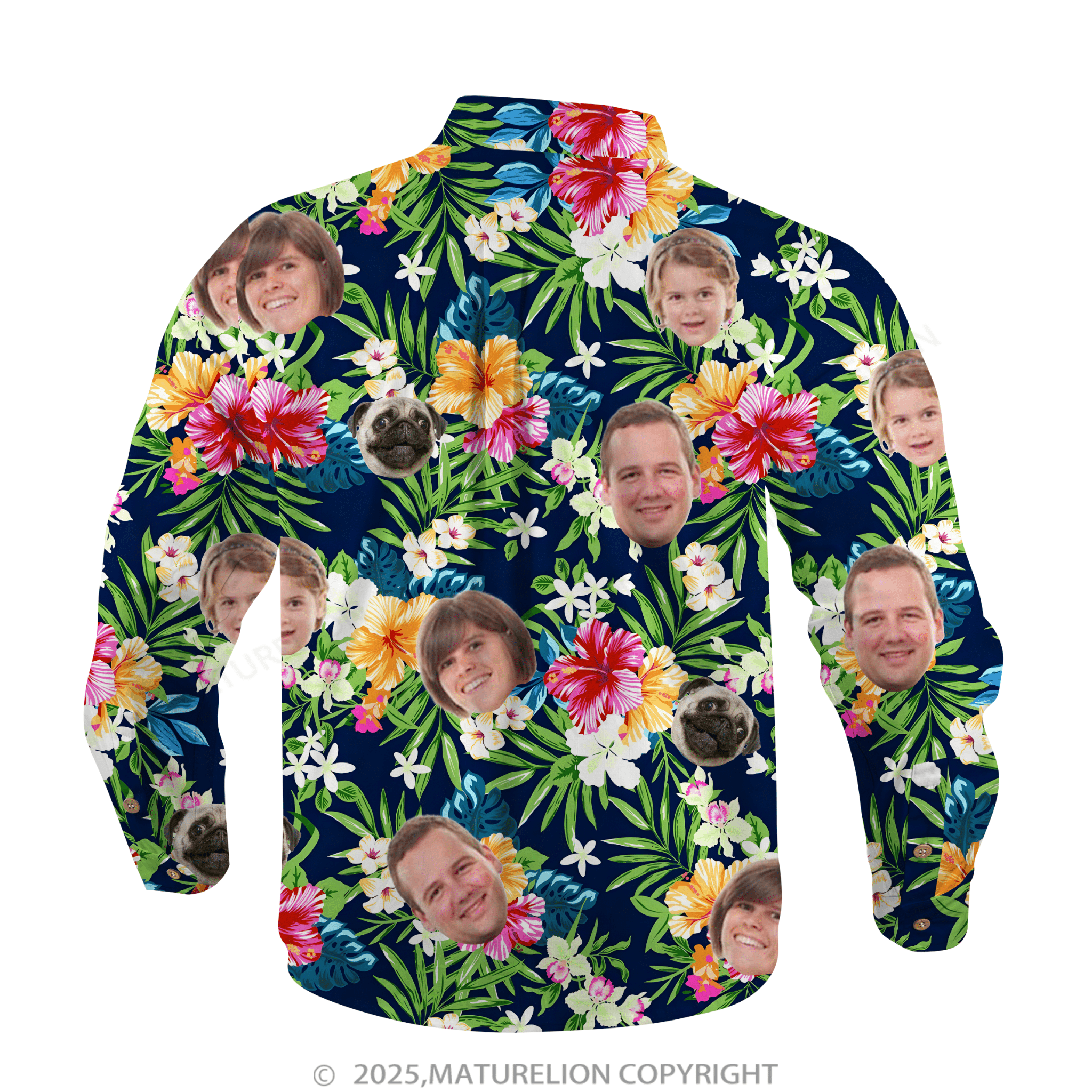 Maturelion Aloha Shirts Hawaiian Shirt with a Personalized Touch Hawaiian Shirt