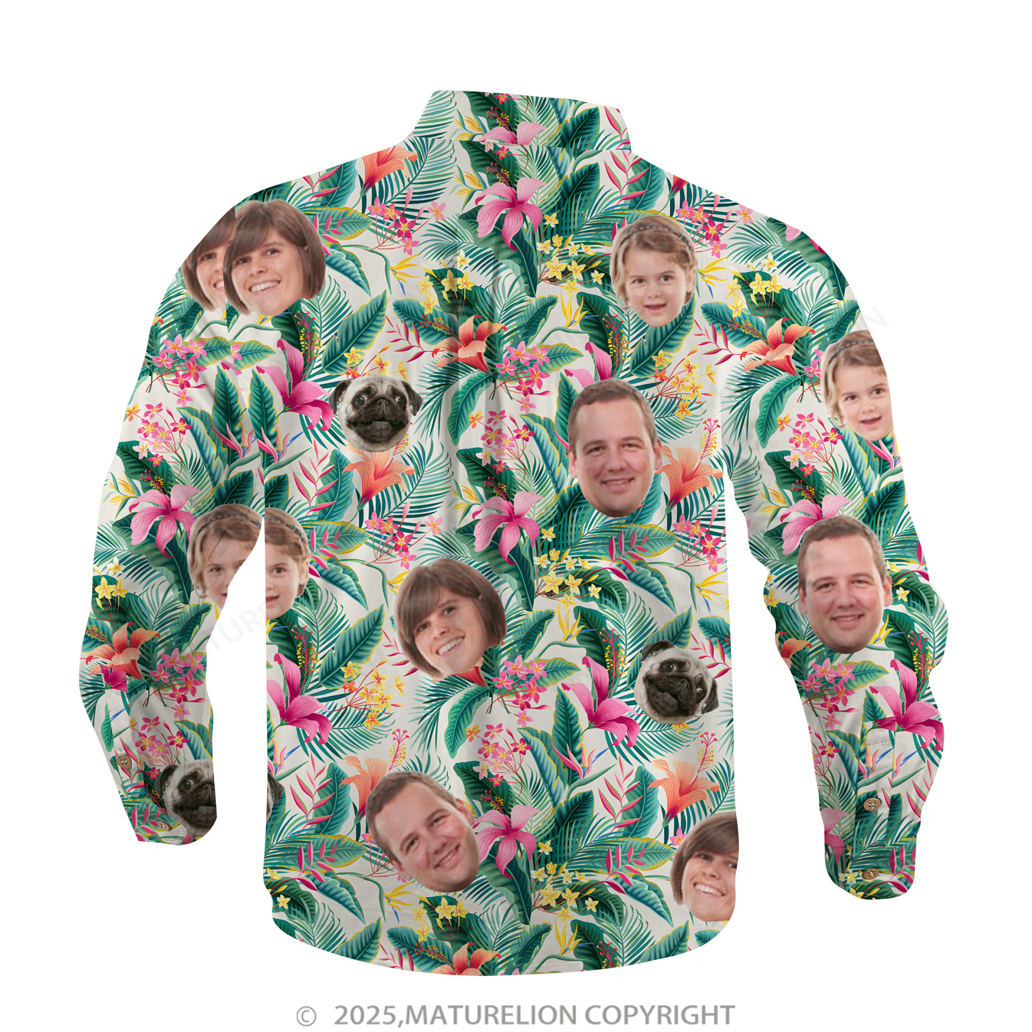 Maturelion Aloha Shirts Hawaiian Shirt with a Face You’ll Love Hawaiian Shirt