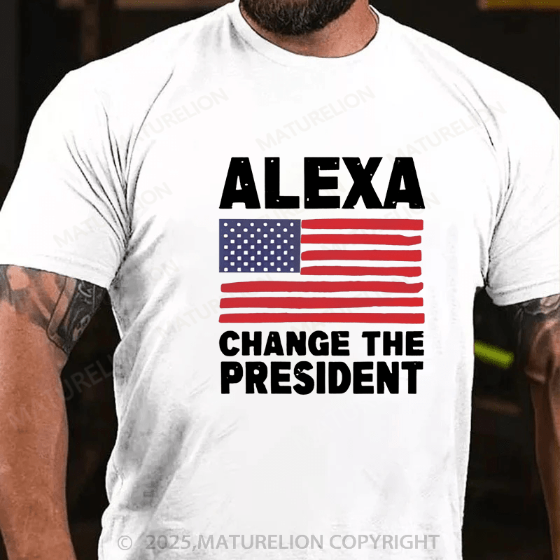Maturelion Men's T-shirt The President Cotton T-shirt
