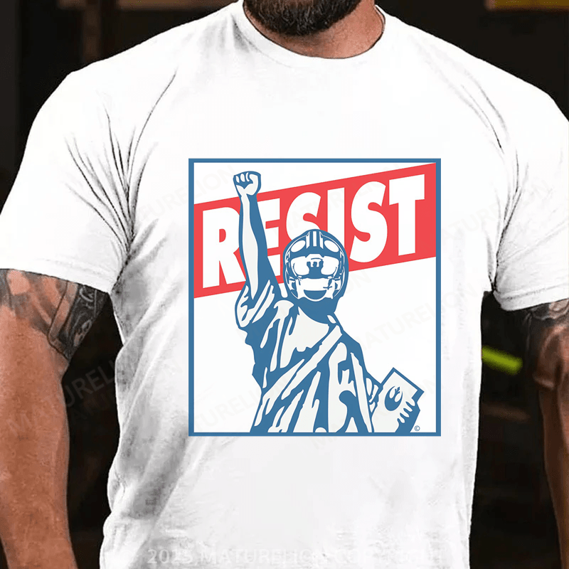Maturelion Men's T-shirt Resist the Empire T-shirt