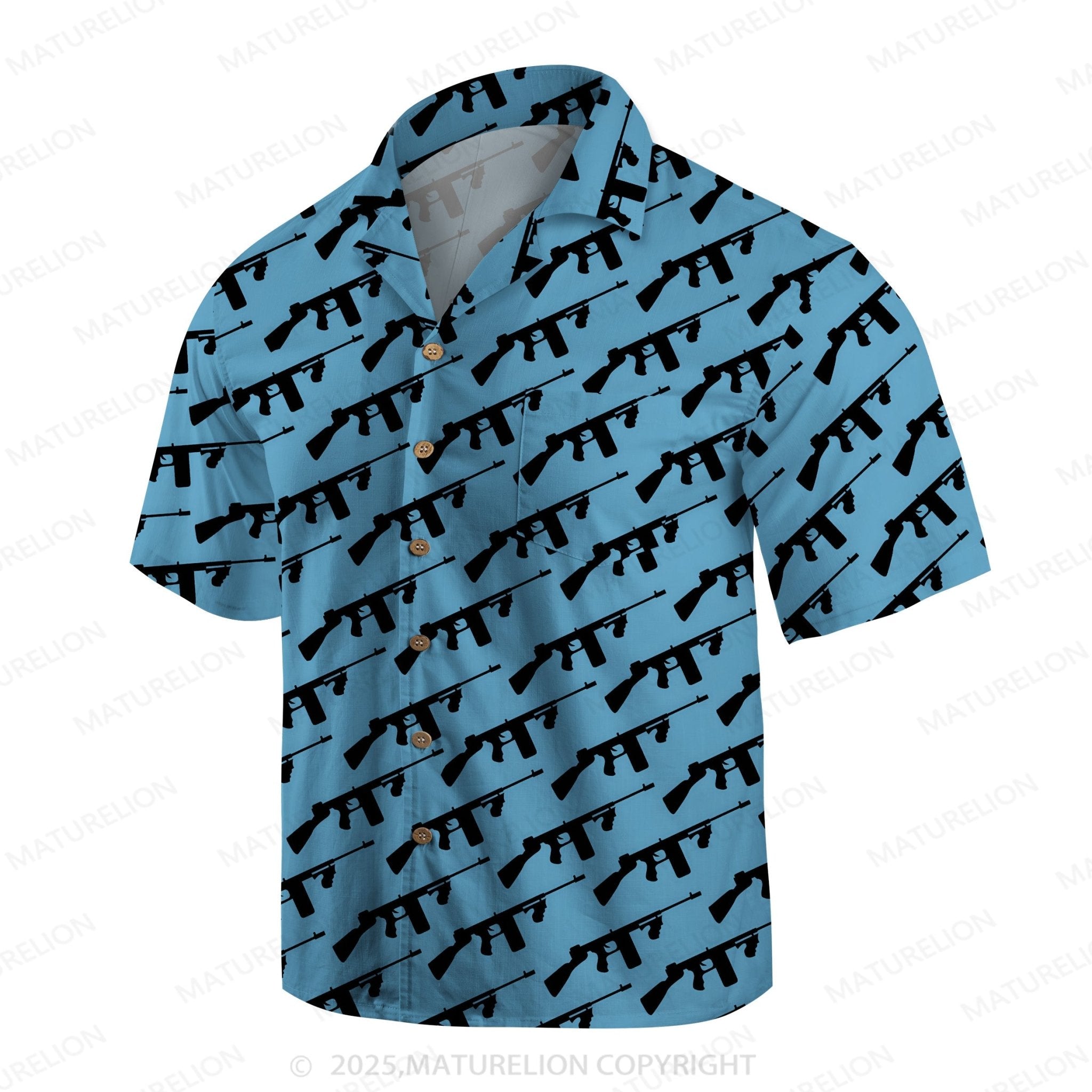 Maturelion Men's Hawaiian Shirt Aloha Spirit Hawaiian Shirt