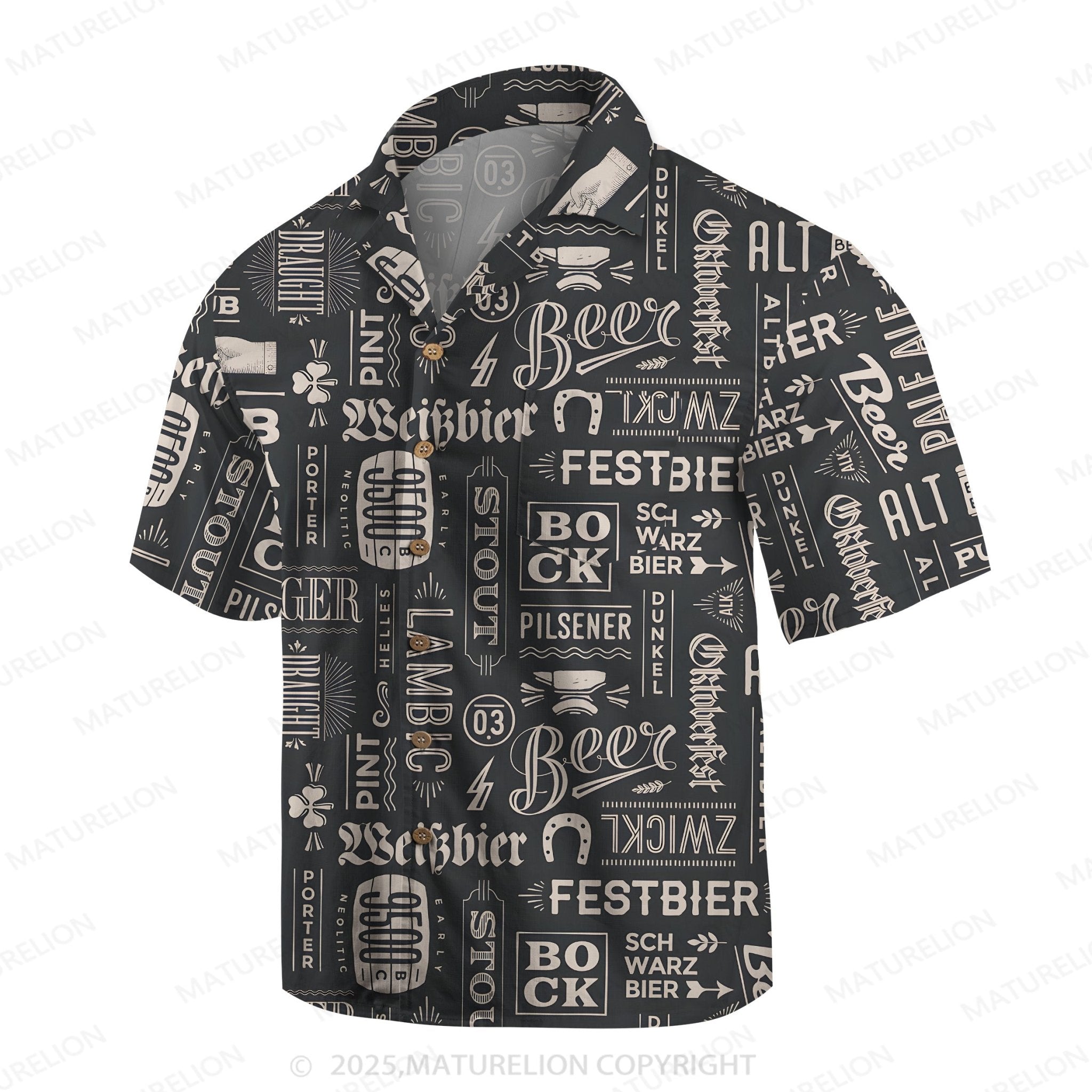 Maturelion Men's Hawaiian Shirt Sunset Vibes Hawaiian Shirt