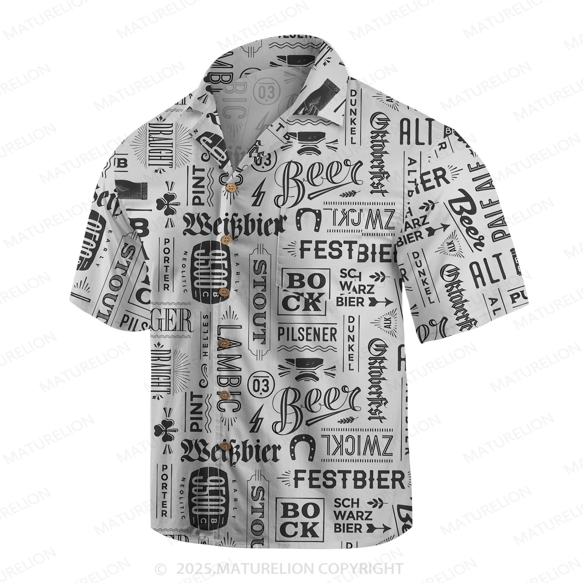 Maturelion Men's Hawaiian Shirt Sunset Vibes Hawaiian Shirt