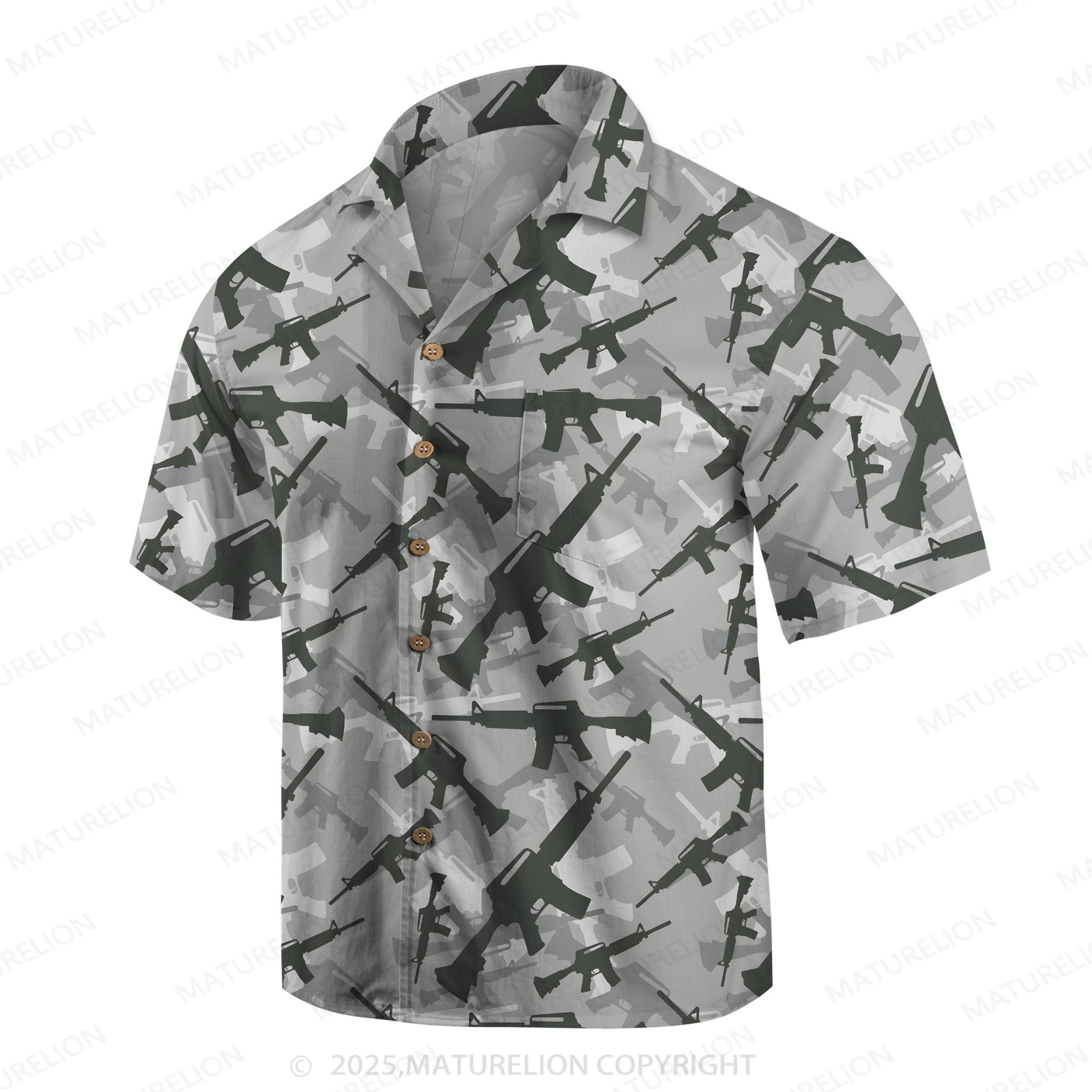 Maturelion Men's Hawaiian Shirt Island Dream Hawaiian Shirt