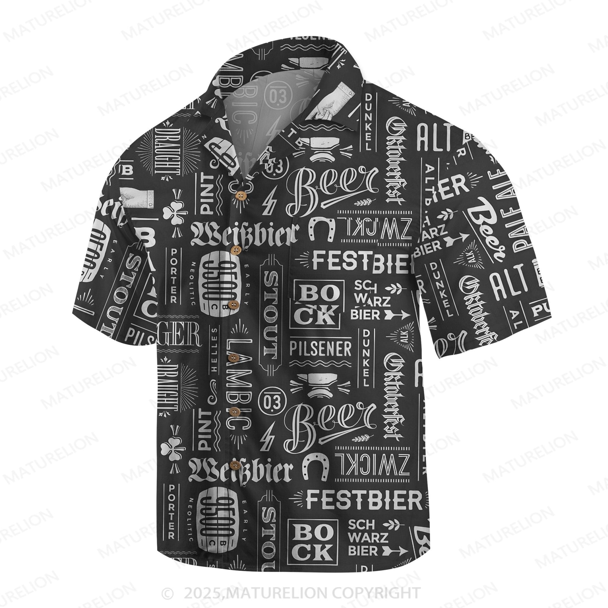 Maturelion Men's Hawaiian Shirt Sunset Vibes Hawaiian Shirt