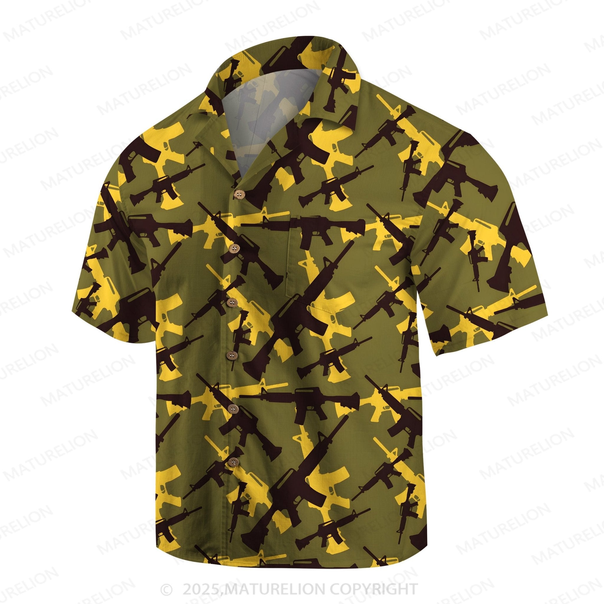 Maturelion Men's Hawaiian Shirt Island Dream Hawaiian Shirt