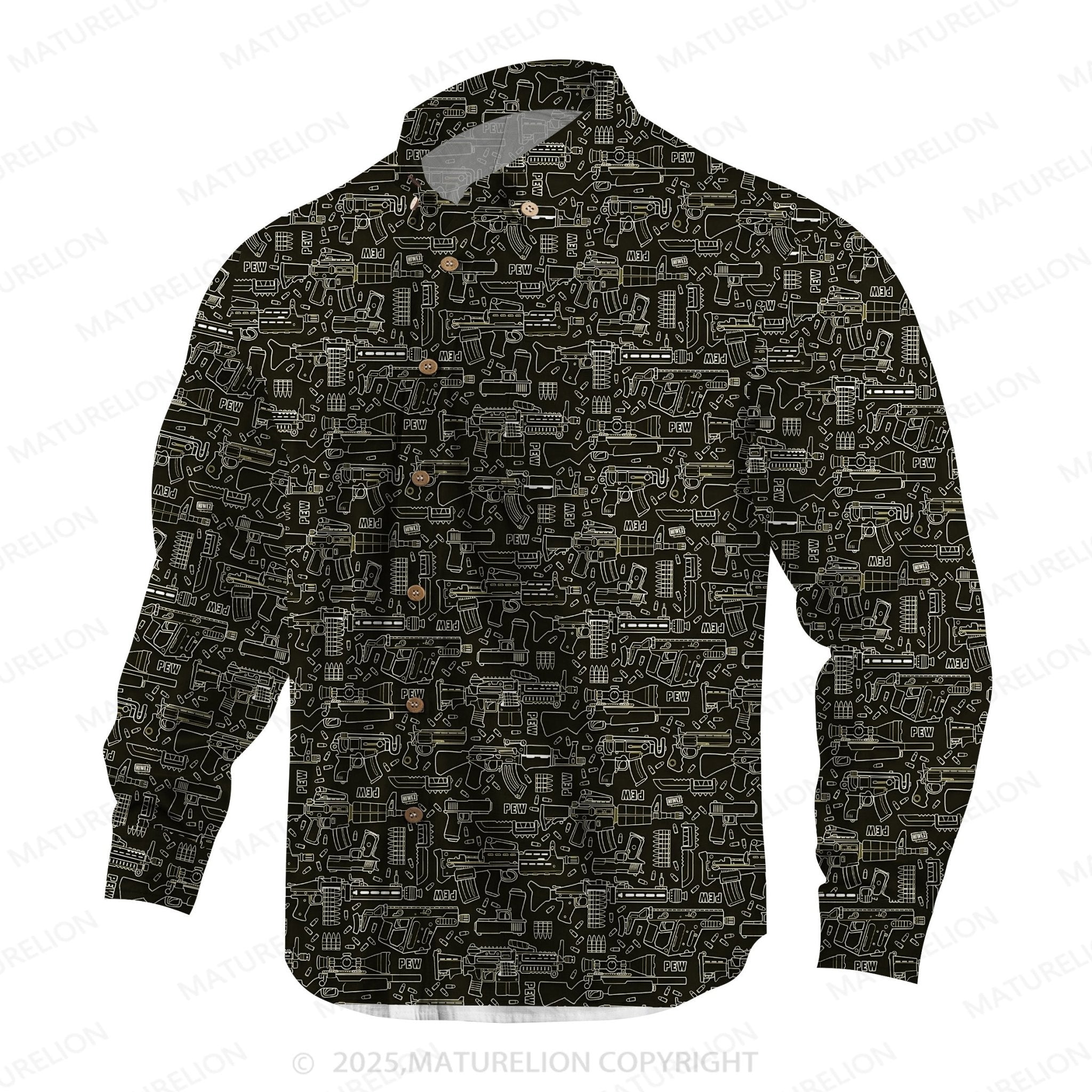 Maturelion Men's Hawaiian Shirt Palm Tree Getaway Hawaiian Shirt