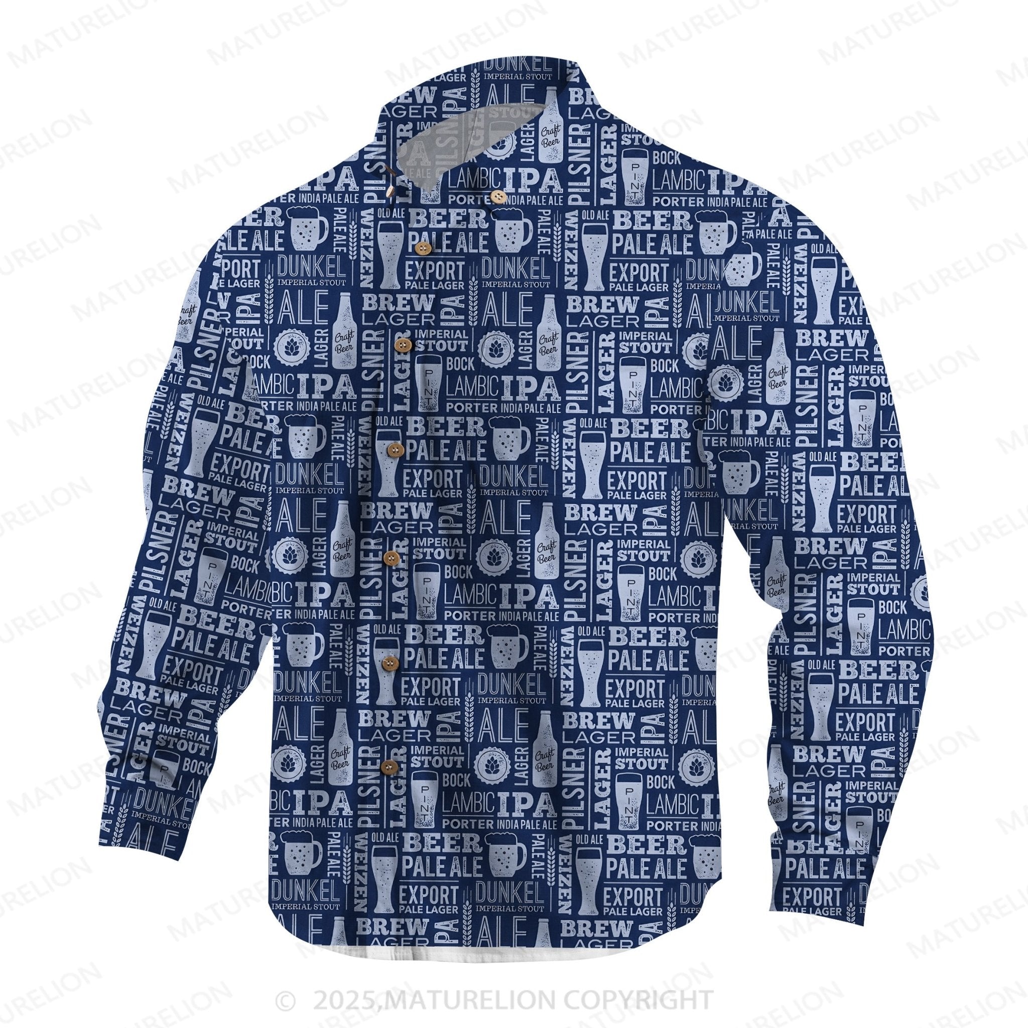 Maturelion Men's Hawaiian Shirt Vintage Hawaiian Shirt