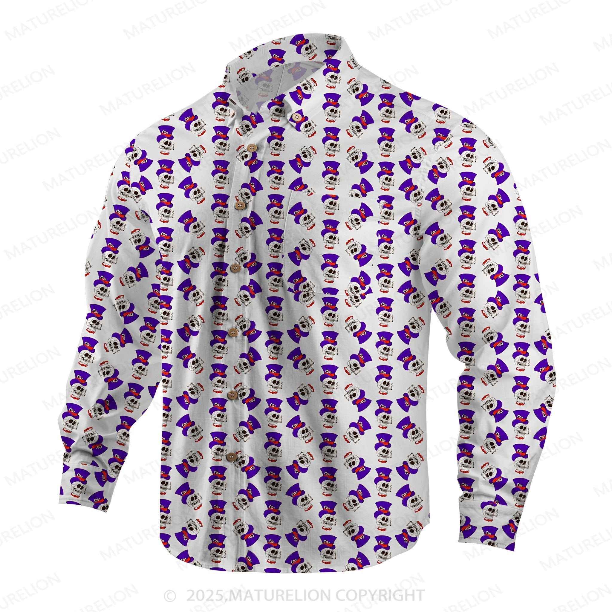 Maturelion Men's Hawaiian Shirt Vintage Island Hawaiian Shirt