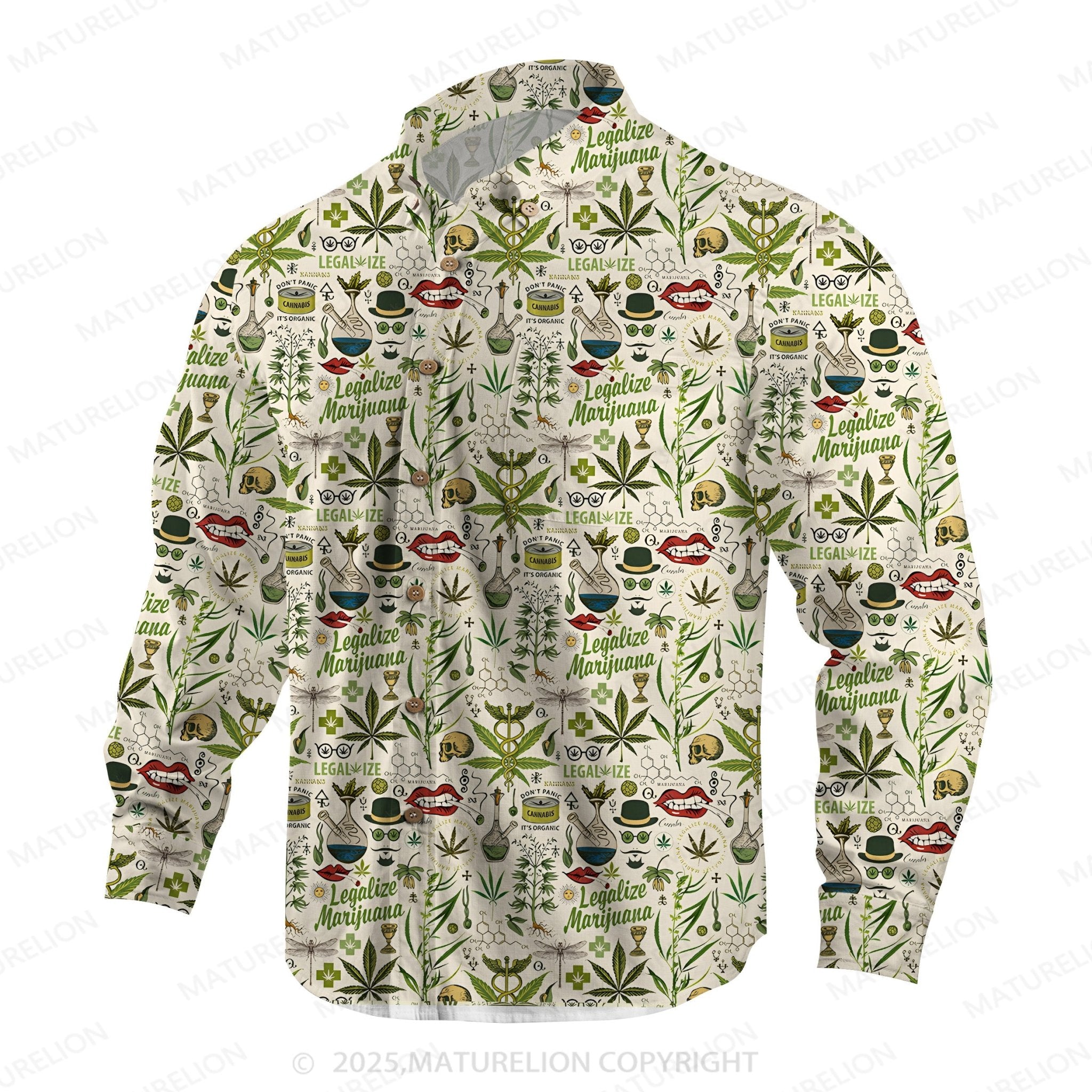 Maturelion Men's Hawaiian Shirt Coastal Dream Hawaiian Shirt