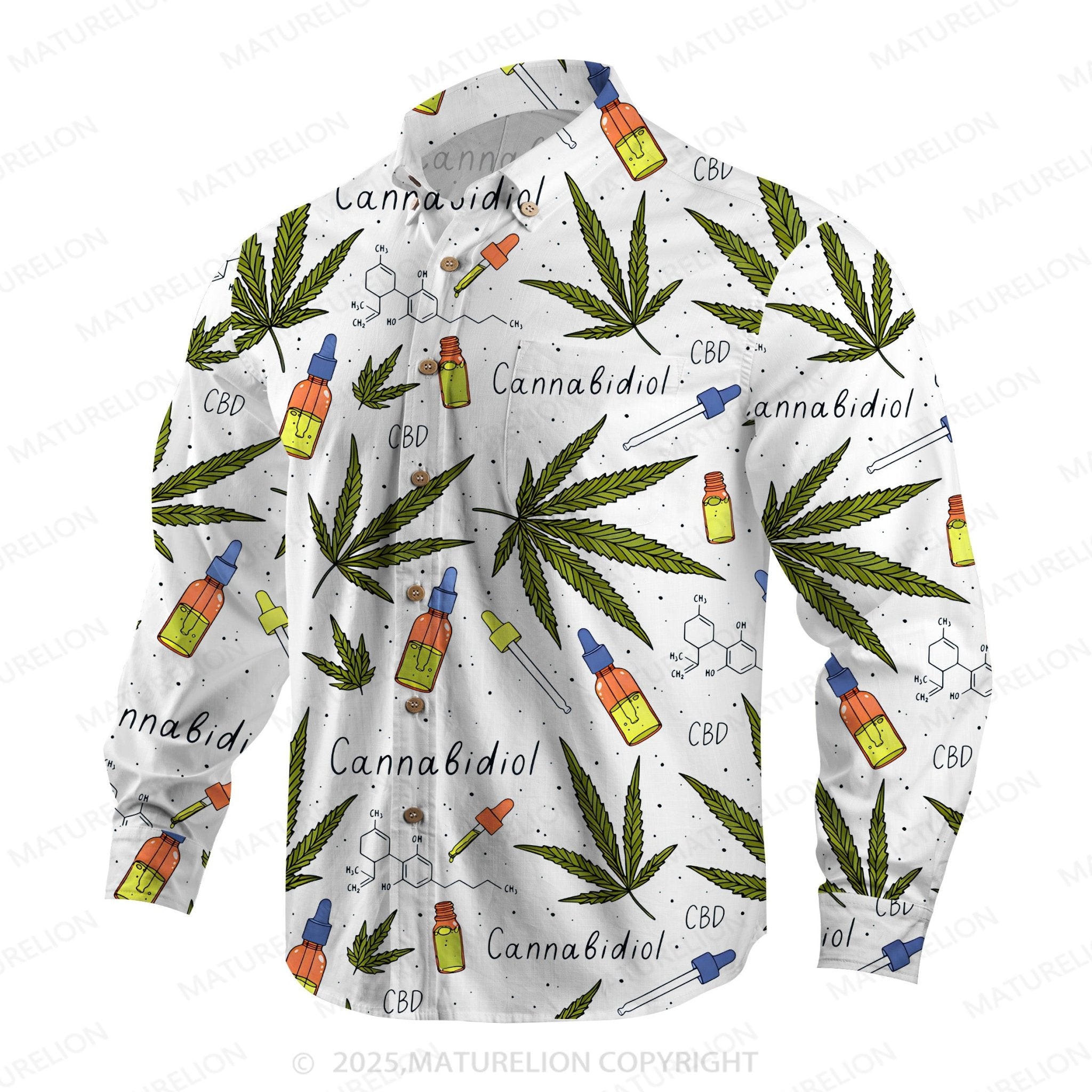 Maturelion Men's Hawaiian Shirt Lagoon Life Hawaiian Shirt