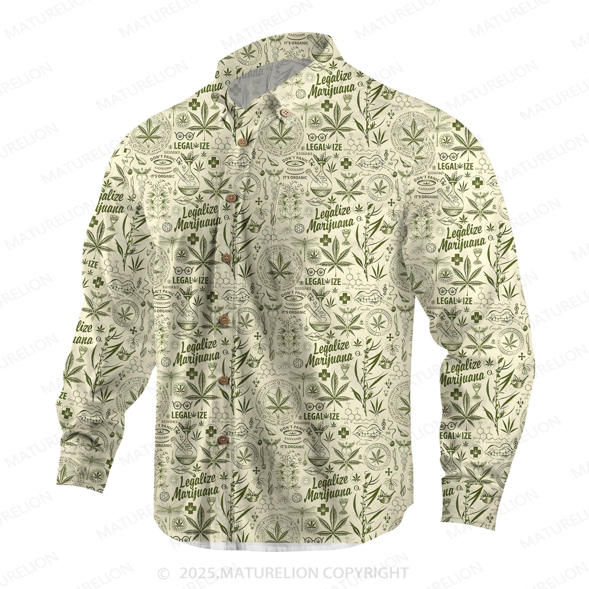 Maturelion Men's Hawaiian Shirt Coastal Dream Hawaiian Shirt
