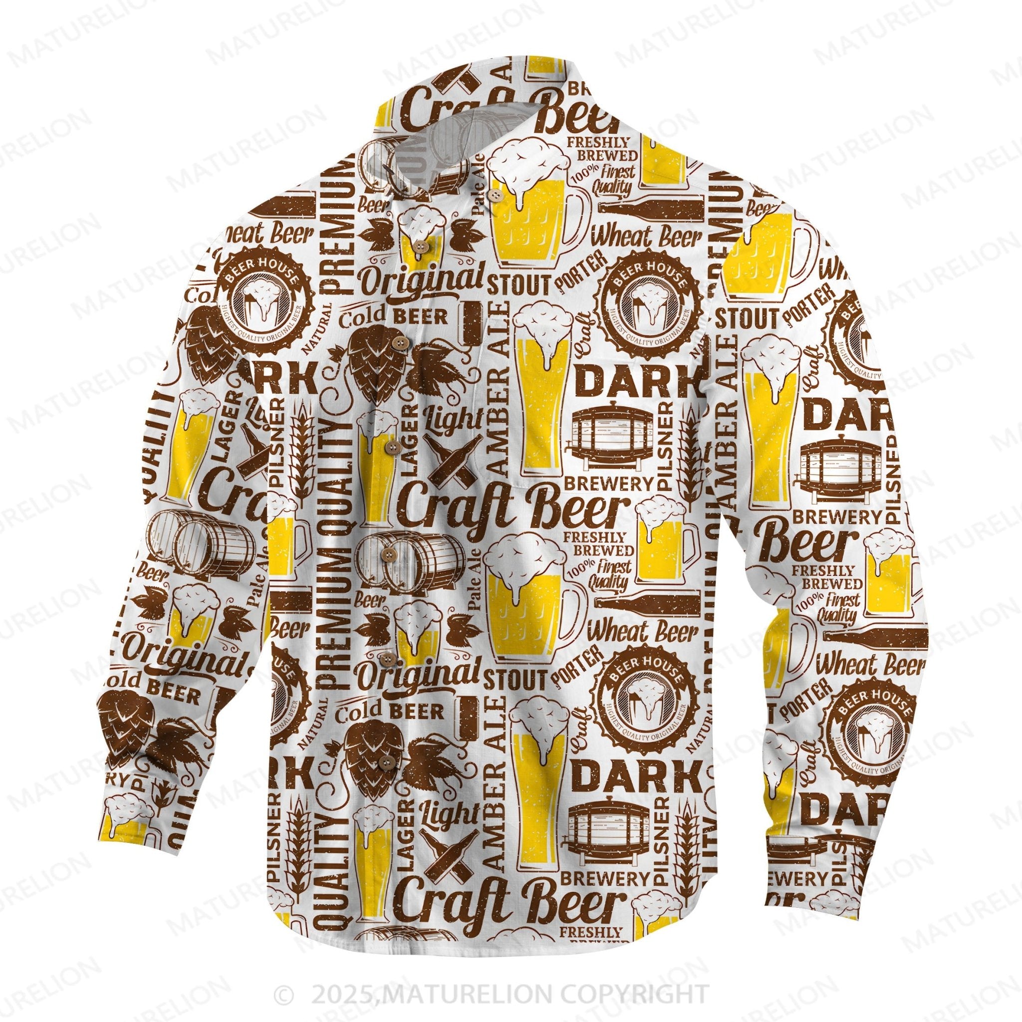 Maturelion Men's Hawaiian Shirt Summer Heat Hawaiian Shirt