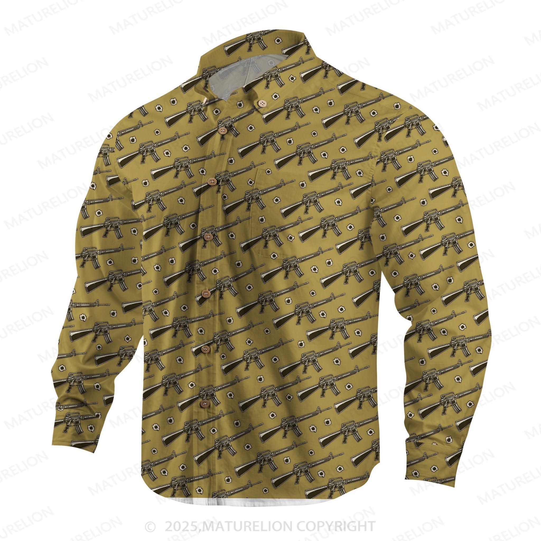 Maturelion Men's Hawaiian Shirt Sunset Paradise Hawaiian Shirt