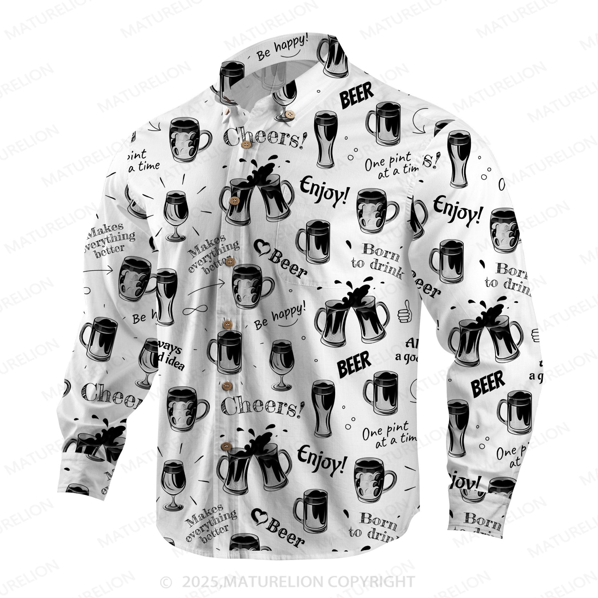 Maturelion Men's Hawaiian Shirt Sunset Vibes Hawaiian Shirt