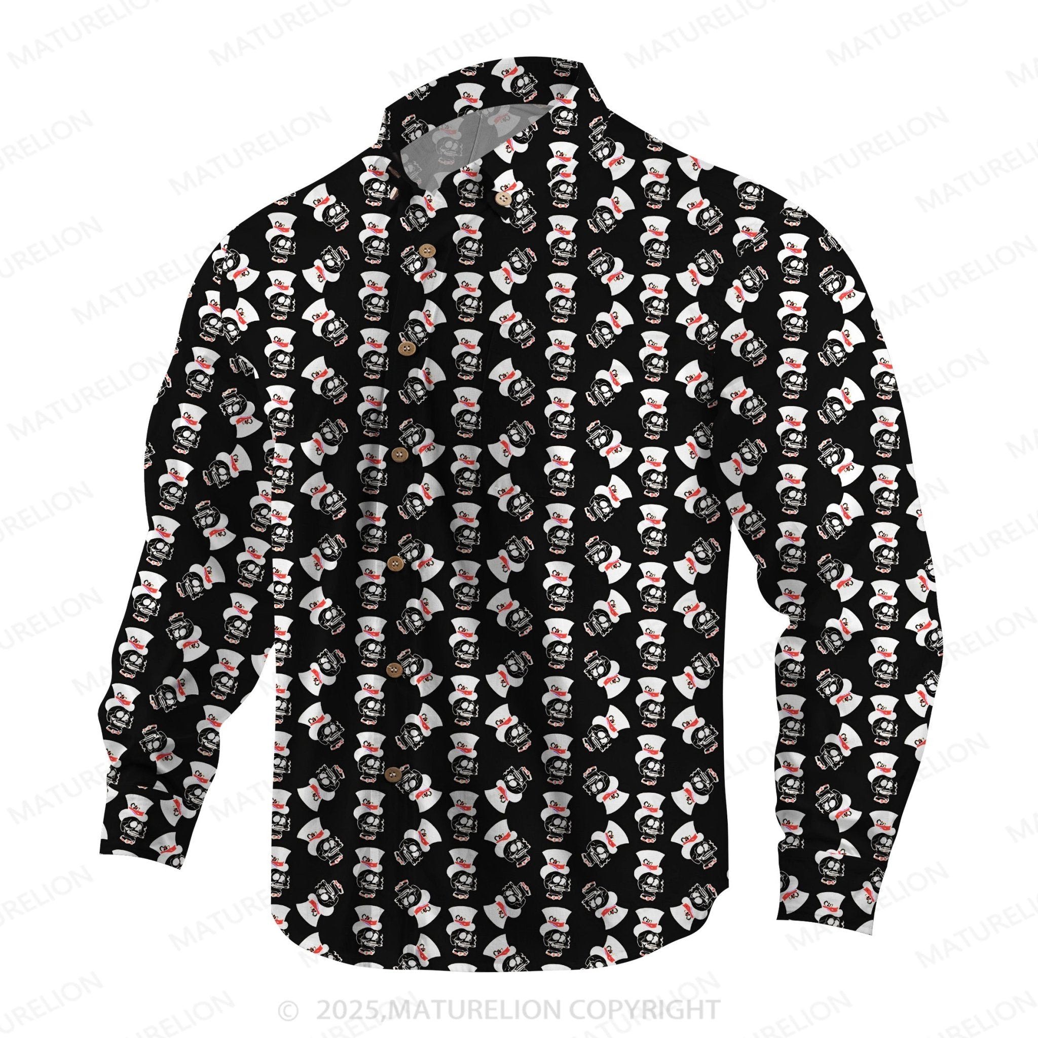 Maturelion Men's Hawaiian Shirt Vintage Island Hawaiian Shirt