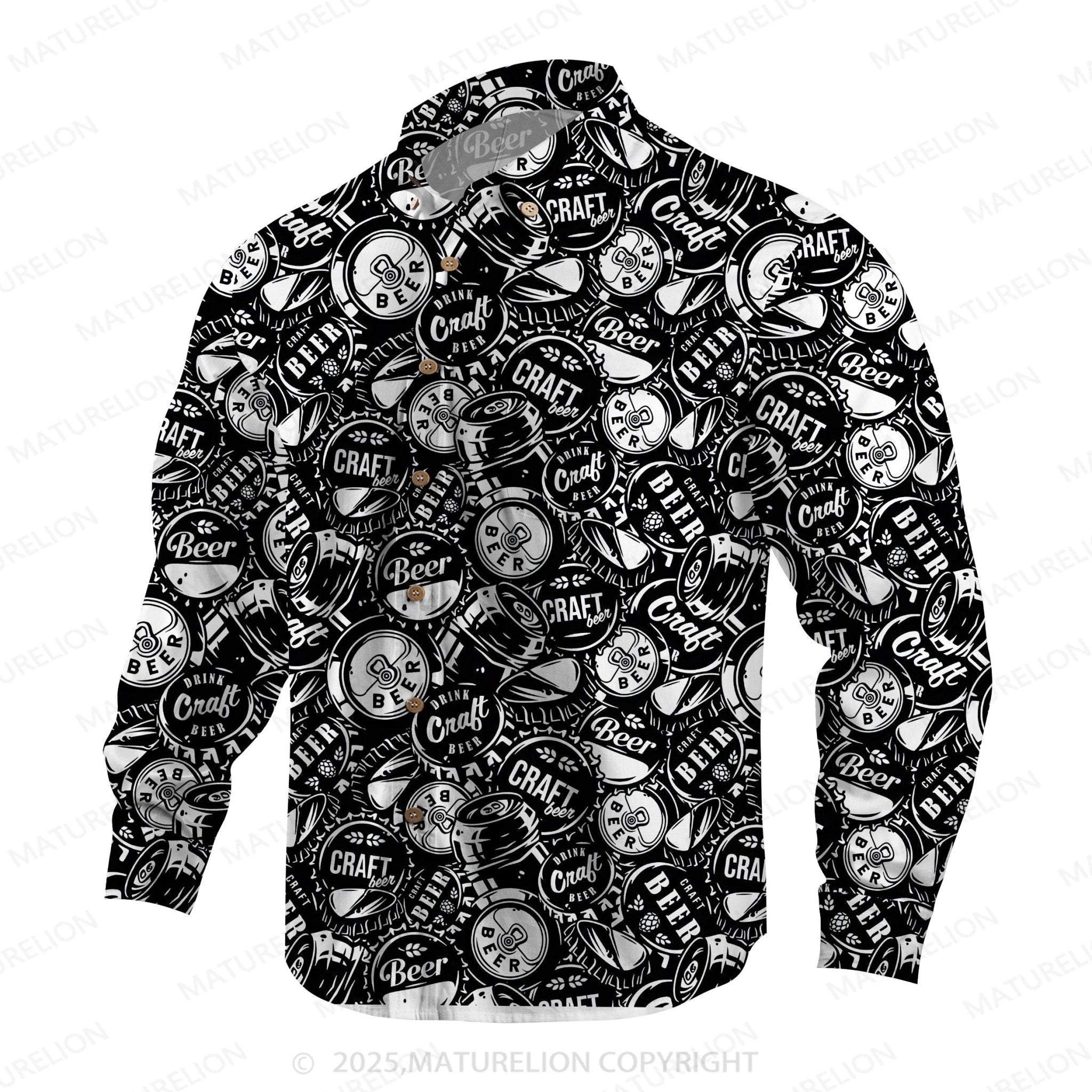 Maturelion Men's Hawaiian Shirt Cool Tropics Hawaiian Shirt