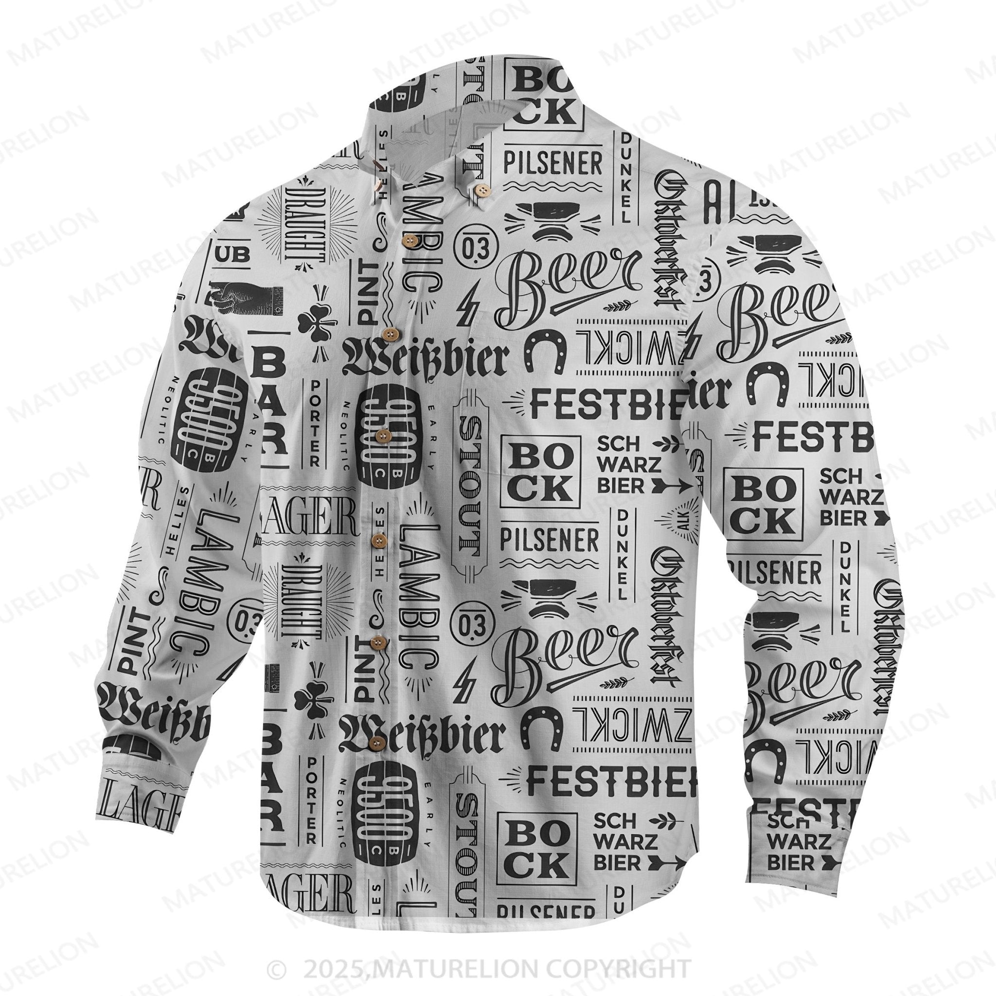 Maturelion Men's Hawaiian Shirt Floral Bliss Hawaiian Shirt