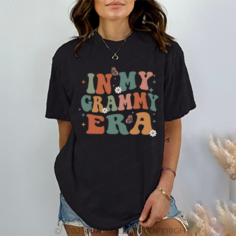 Maturelion Women's T-shirt In My Grammy Era Cotton T-shirt