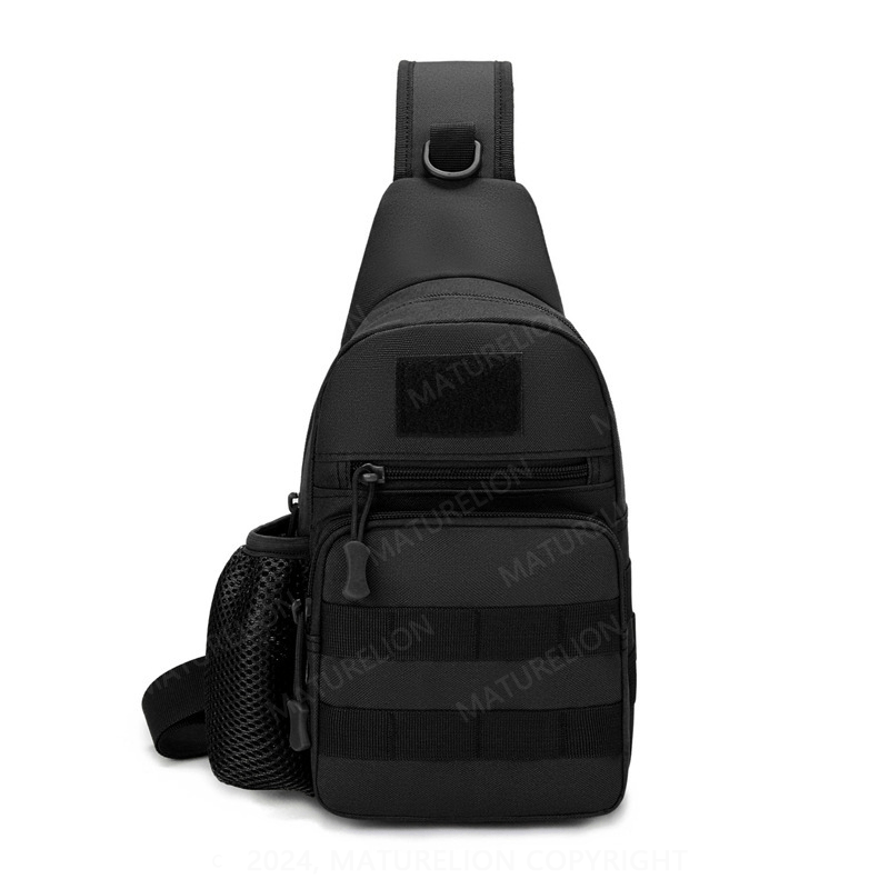 Maturelion Men Small Chest Bag Pack Travel Sport Shoulder Sling Backpack Cross Body Outdoor