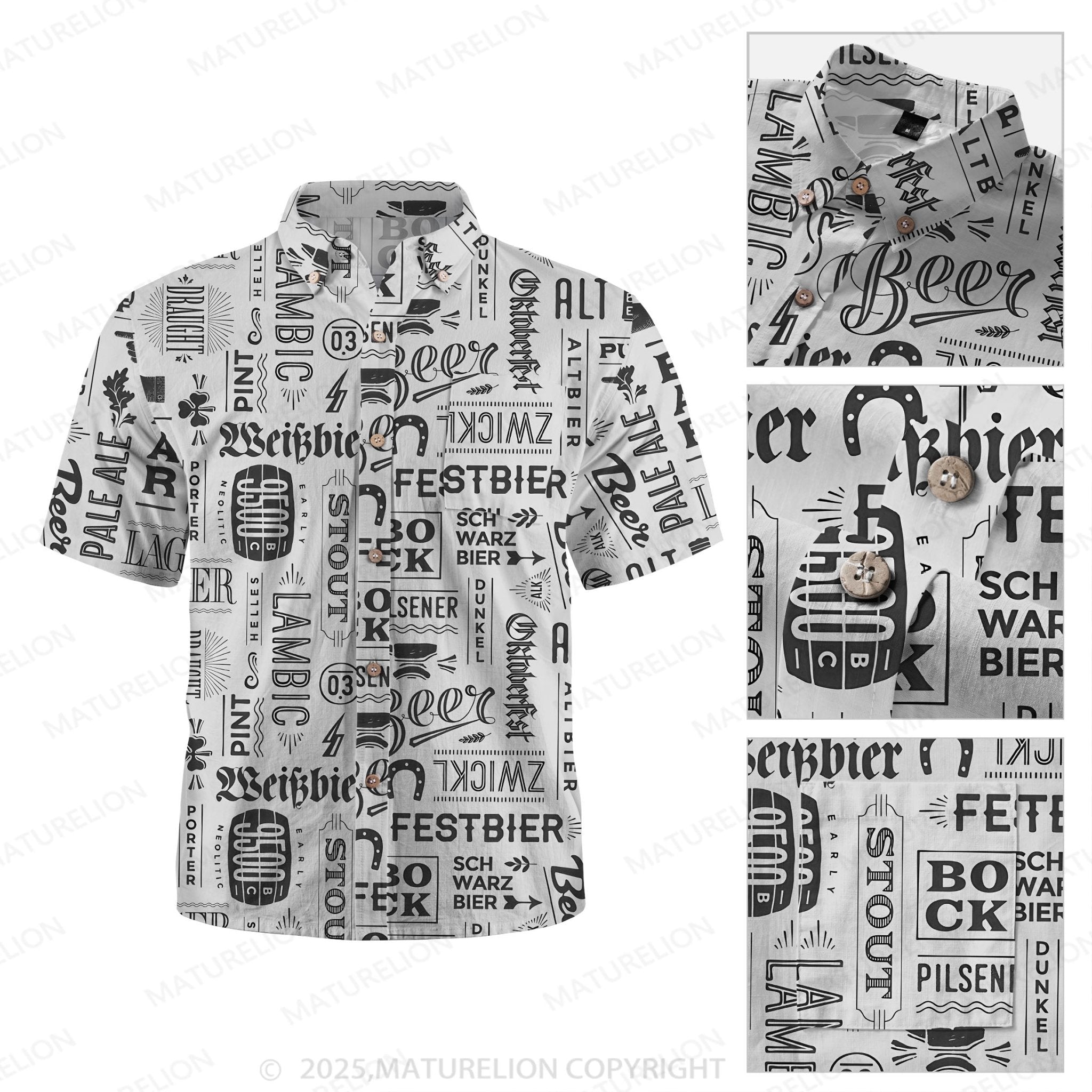 Maturelion Men's Hawaiian Shirt Sunset Vibes Hawaiian Shirt