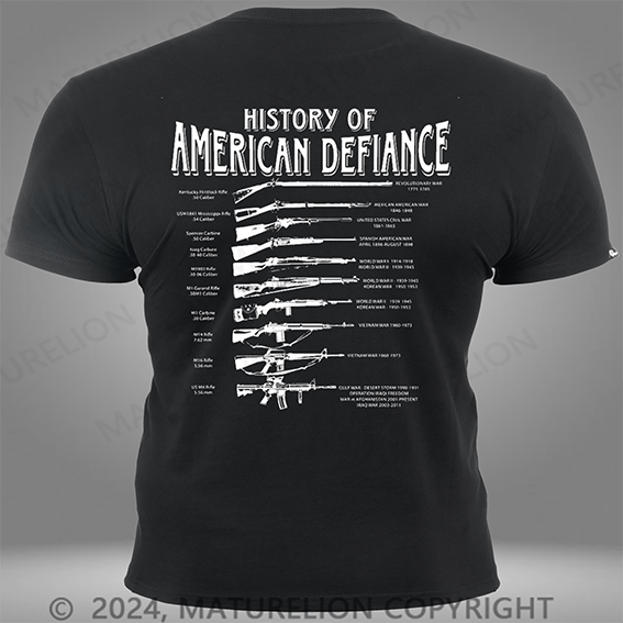 Maturelion Historical Rifle Black Pocket T-Shirt