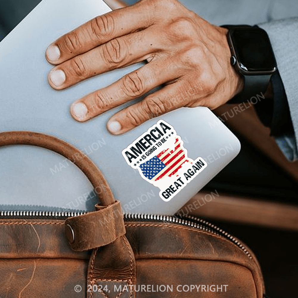 Maturelion Make America Great Again Sticker
