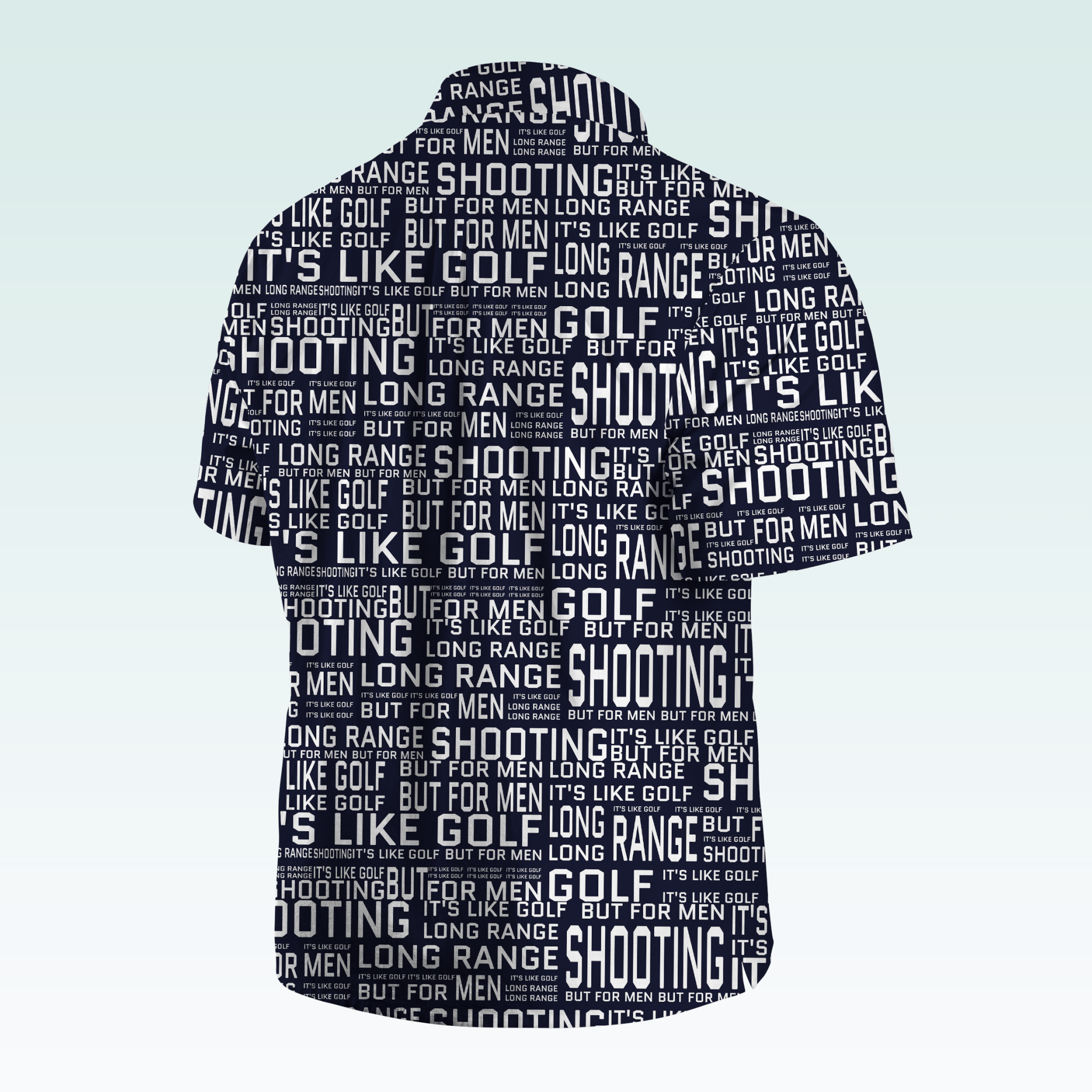 Maturelion Men's Hawaiian Shirt Long Range Shooting It's Like Golf But For Men Hawaiian Shirt